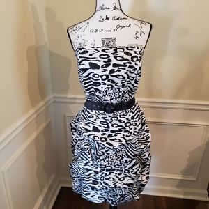 Sexy Trendy Tiered Cocktail Dress